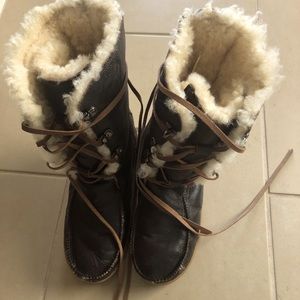UGG fur lined boots